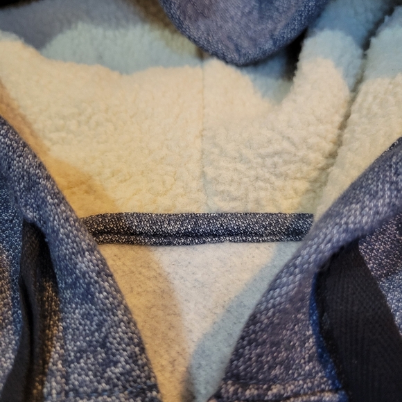 Brand new without tags!-women's cropped fleece sweatshirt hoodie-3/4" zip - Picture 15 of 16